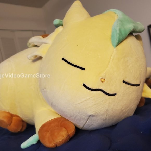 Pokemon Center Sleeping Sleeper Plush Eevee Doll Stuffed Toy Authentic Tags New - Picture 11 of 16